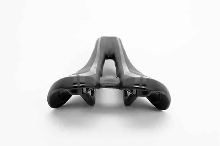 bike seat with cut out channel