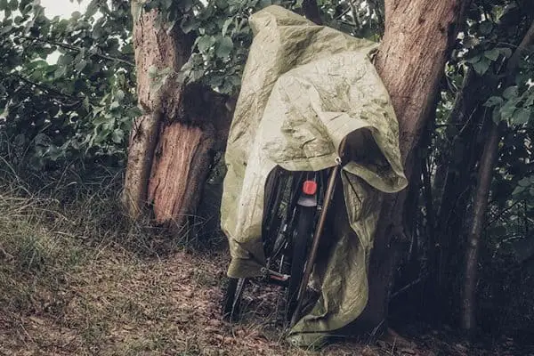 how to store a bike outside in winter